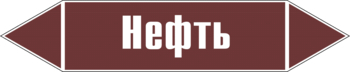 Маркировка трубопровода "нефть" (пленка, 252х52 мм) - Маркировка трубопроводов - Маркировки трубопроводов "ЖИДКОСТЬ" - магазин "Охрана труда и Техника безопасности"