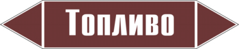 Маркировка трубопровода "топливо" (пленка, 252х52 мм) - Маркировка трубопроводов - Маркировки трубопроводов "ЖИДКОСТЬ" - магазин "Охрана труда и Техника безопасности"